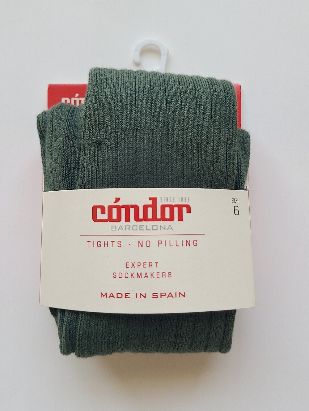 Condor Olive Ribbed Tights - Picture 1 of 2